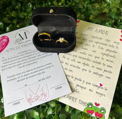ANILLOS PROMESA PARA NOVIOS 💕💍